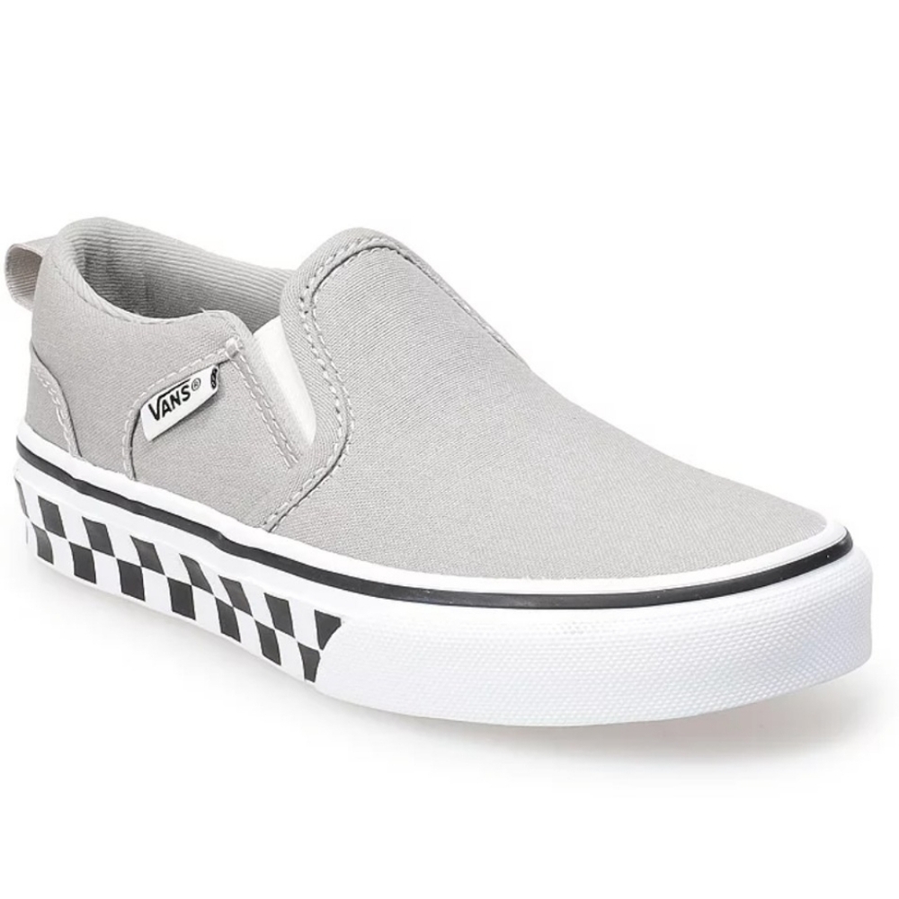 Vans Gray Slip-On Sneakers